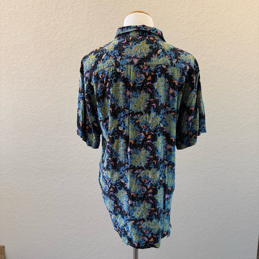 Vintage Santana Funky Paisley Shirt - Picture 4 of 9